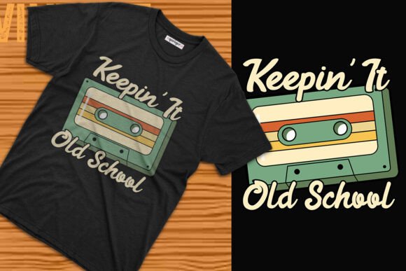 Download Keepin' It Old School Cassette Design - Premium Resources